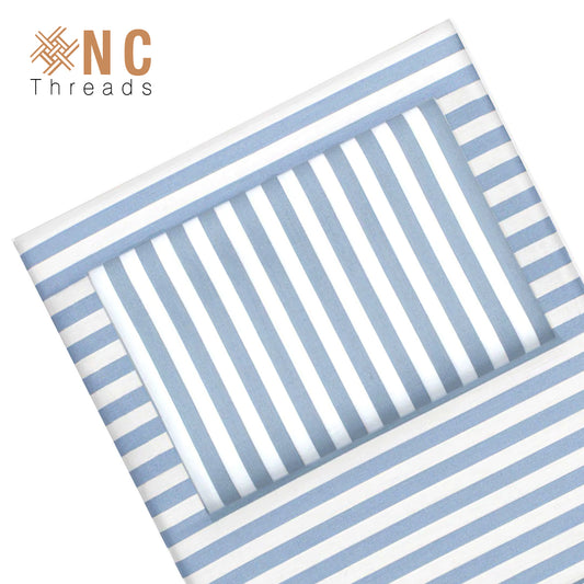 XNC Threads - FRENCH BLUE STRIPED SHEET SET