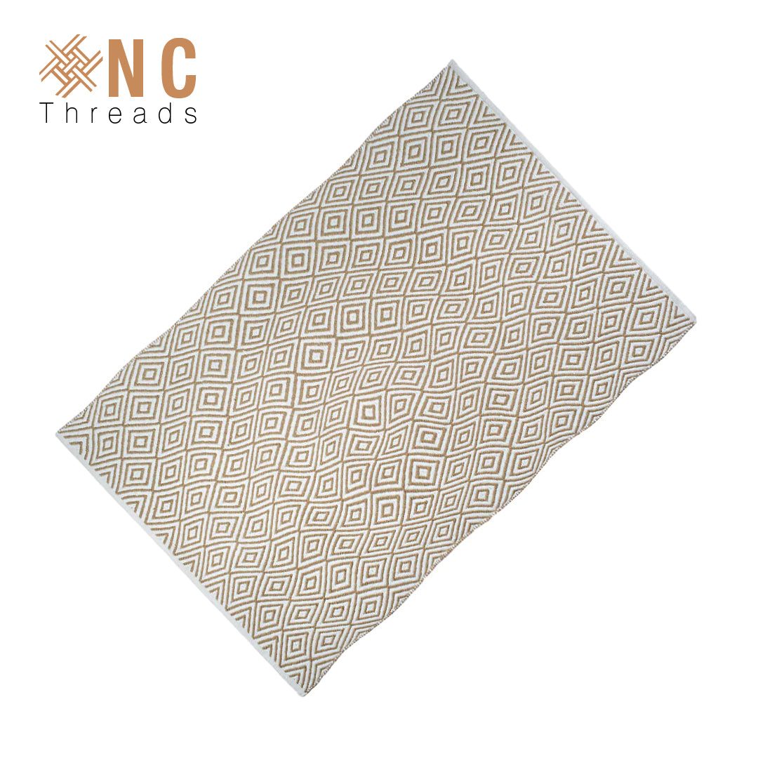 XNC Threads - PACIFIC DIAMOND RUG - Khaki